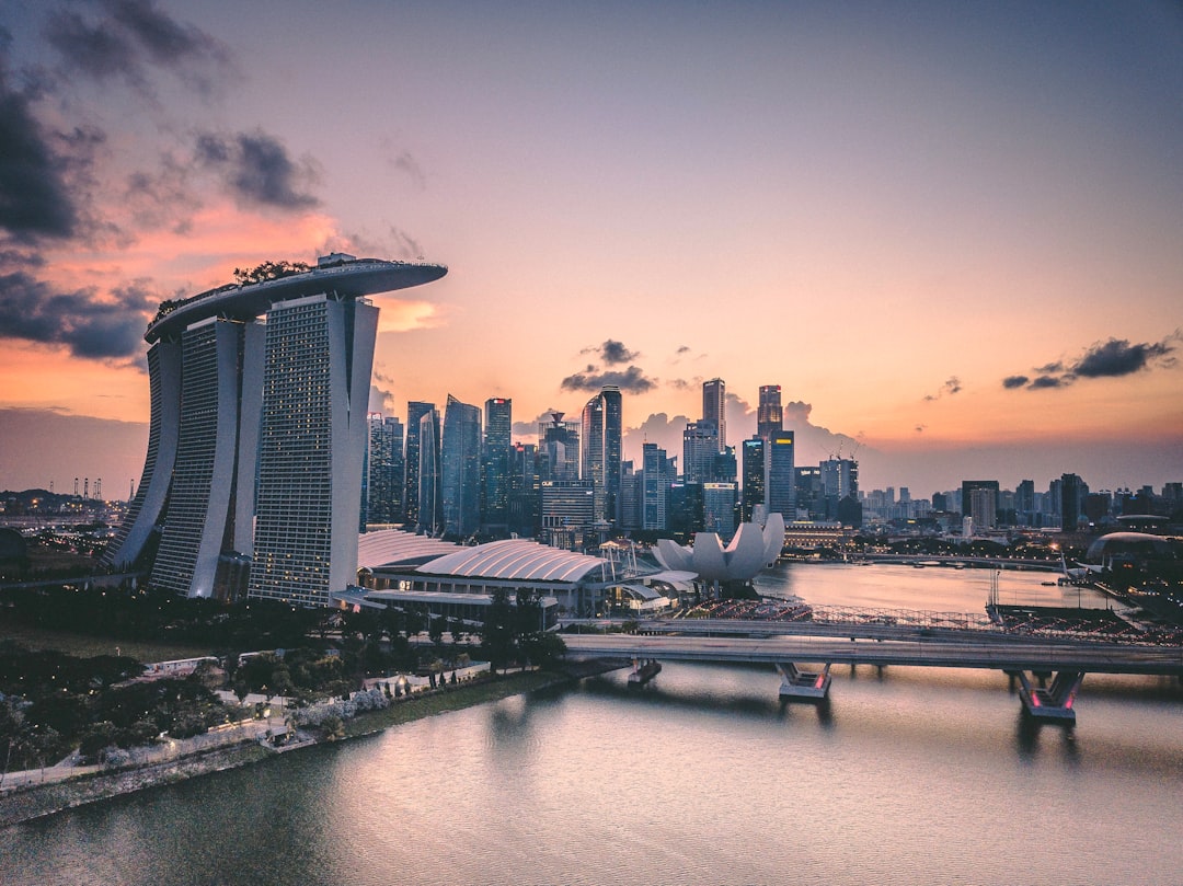 Singapore Marina Bay skyline